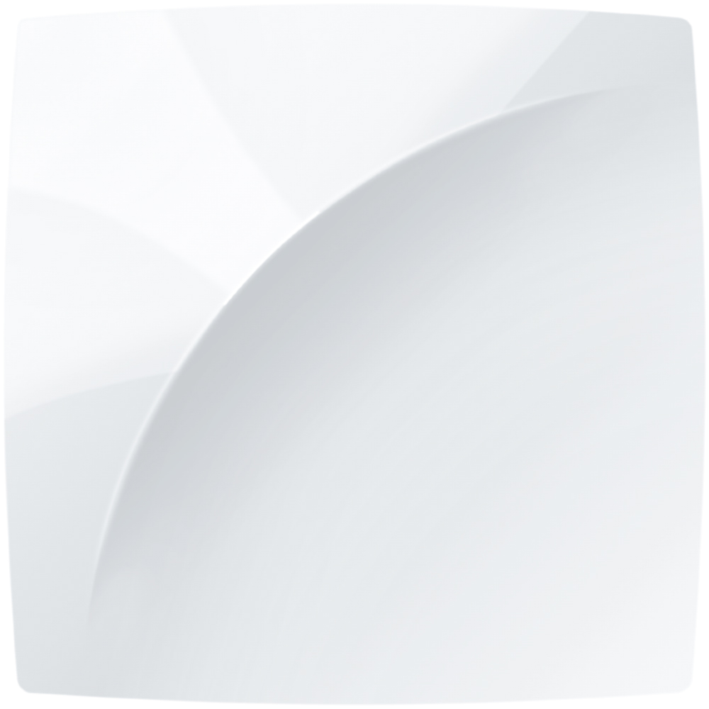 Panou decorativ pentru ventilator modular VENTS FP 180 Mystery, ABS, 180 x 180 mm, alb