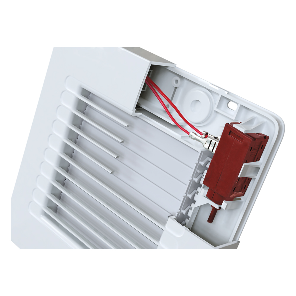 Ventilator axial VENTS Alta 100 T, 11 W, 100 mm, timer, jaluzele automate, alb