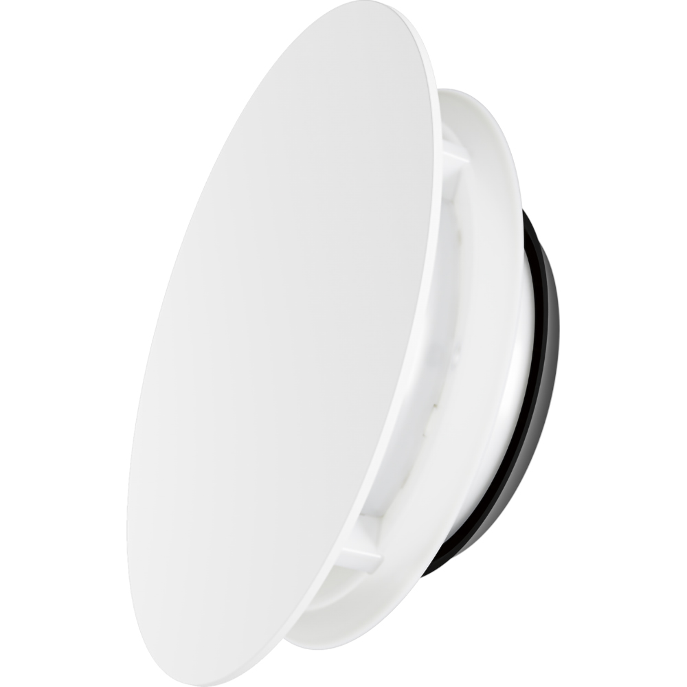 Anemostat VENTS AP 125 RF-O, plastic, D 125 mm, alb