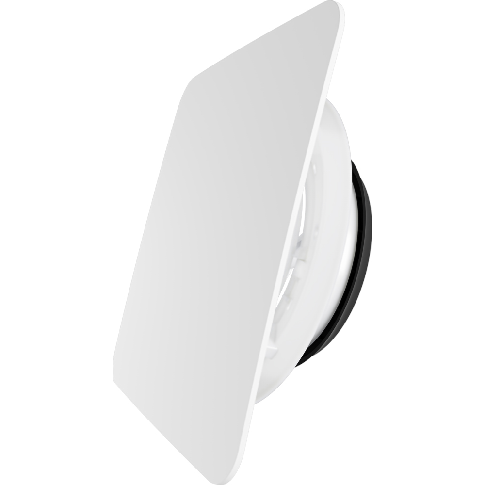 Anemostat VENTS AP 125 RF-C, plastic, D 125 mm, alb
