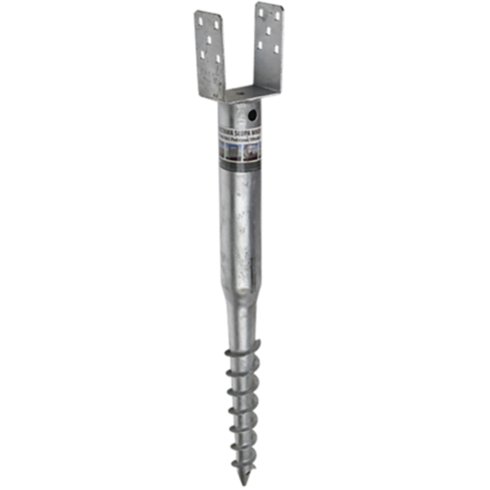 Suport stalp tip U cu surub DMX PWU, 120 x 865 x 1.8 mm