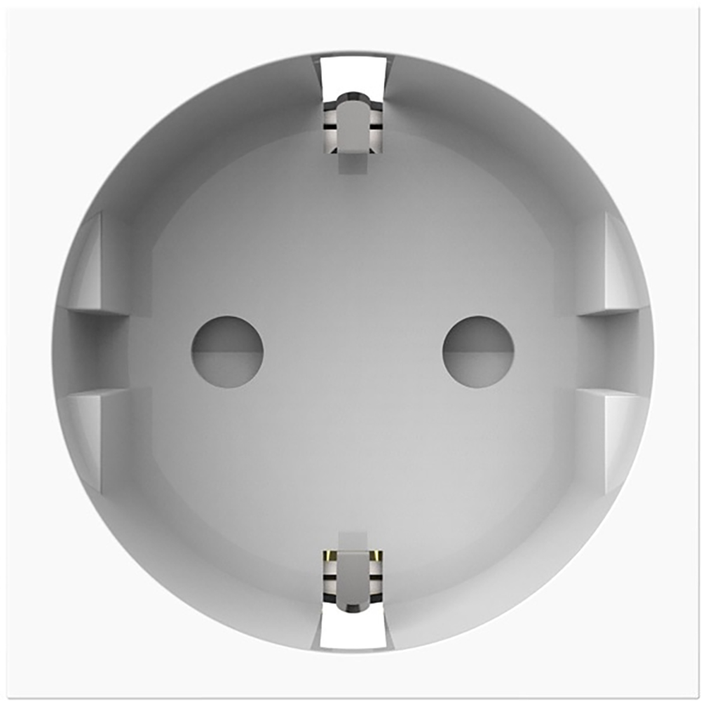 Modul priza simpla Livolo VL-FCTC16A-2WP, 16A, alb