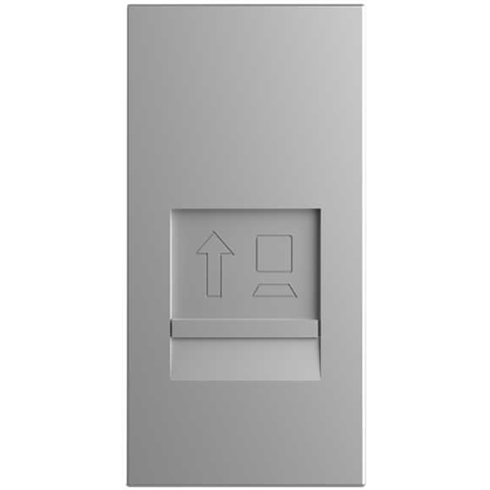 Modul priza internet Livolo VL-FCCP-1WP, RJ-45, alb