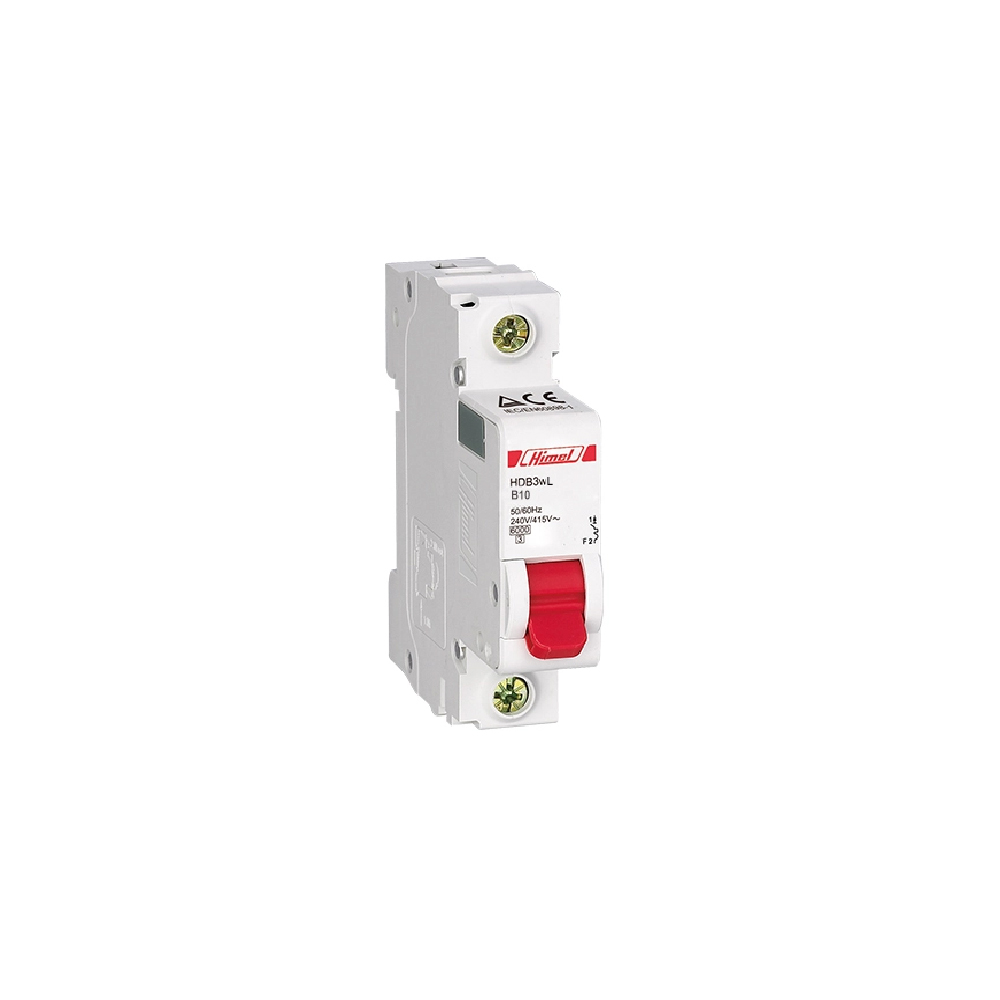 Disjunctor automat HIMEL HDB3WL1B10, 1P, curba C, 10A