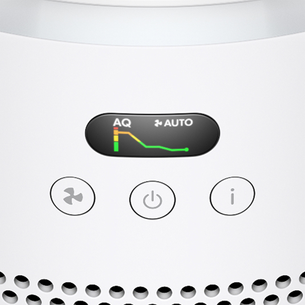 Purificator aer compact DYSON Hushjet HJ10, 10 trepte viteza, Hepa, Wi-Fi, alb