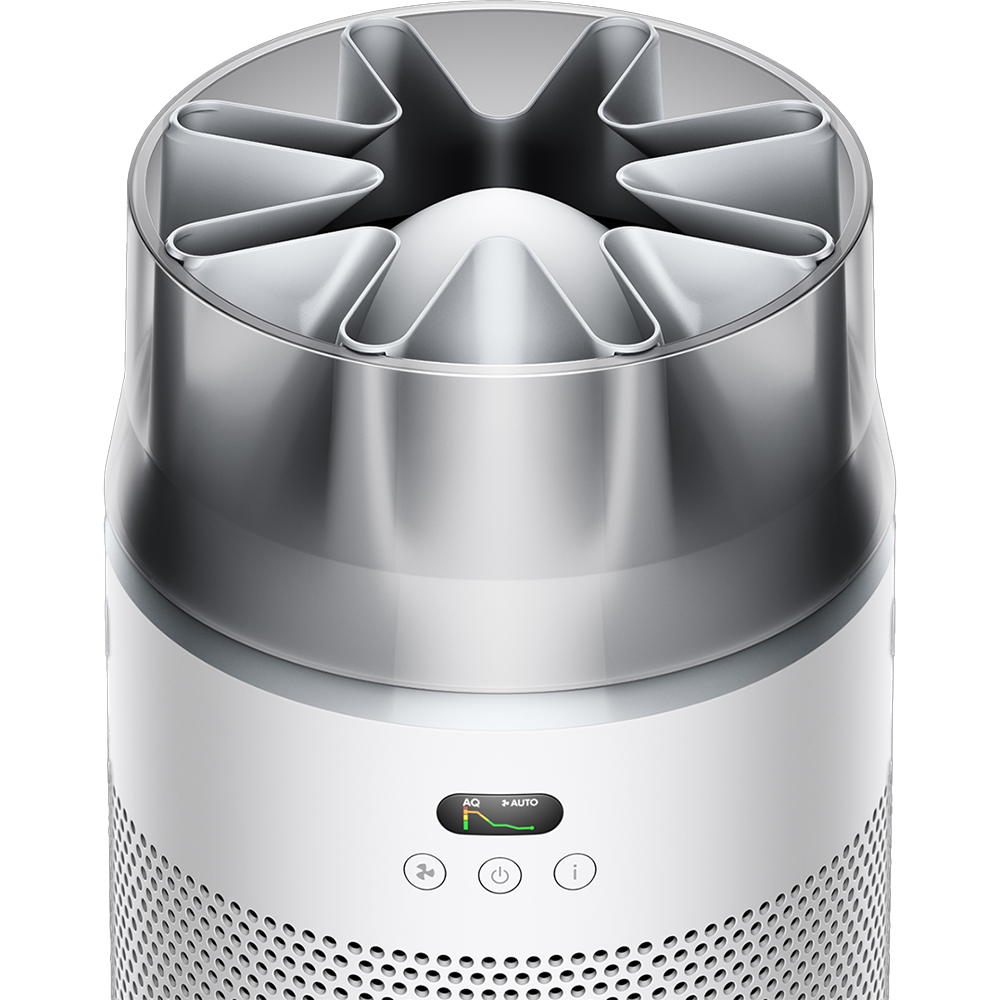 Purificator aer compact DYSON Hushjet HJ10, 10 trepte viteza, Hepa, Wi-Fi, alb