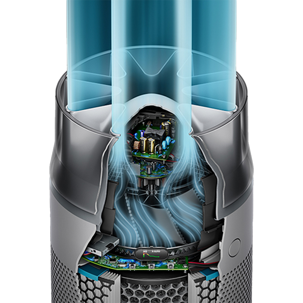 Purificator aer compact DYSON Hushjet HJ10, 10 trepte viteza, Hepa, Wi-Fi, alb