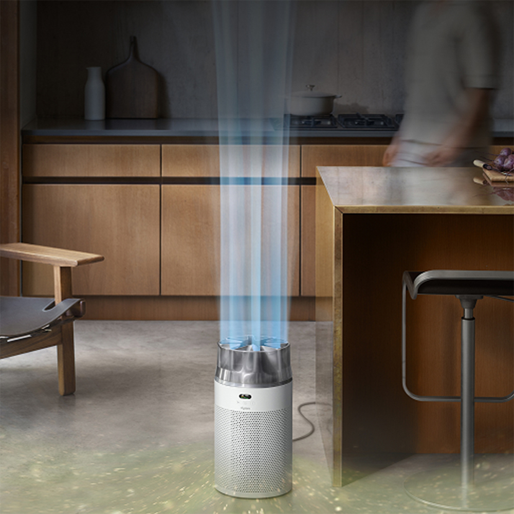 Purificator aer compact DYSON Hushjet HJ10, 10 trepte viteza, Hepa, Wi-Fi, alb