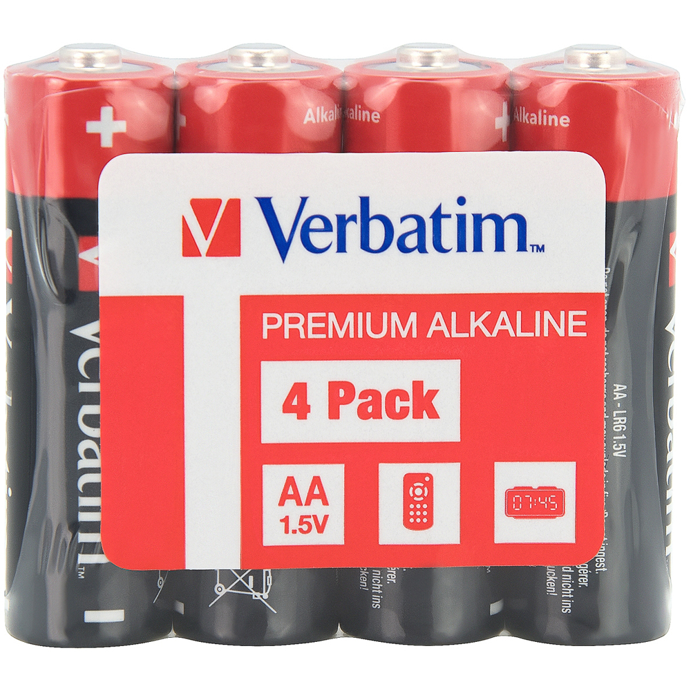 Baterie alcalina VERBATIM 49501, AA, 1.5V, 4buc