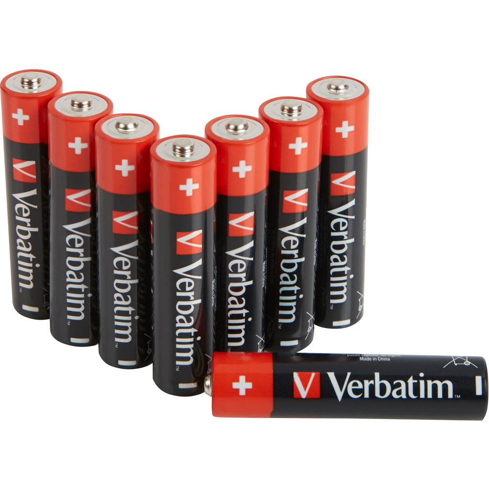 Baterie alcalina VERBATIM 49502, AAA, 1.5V, 8buc