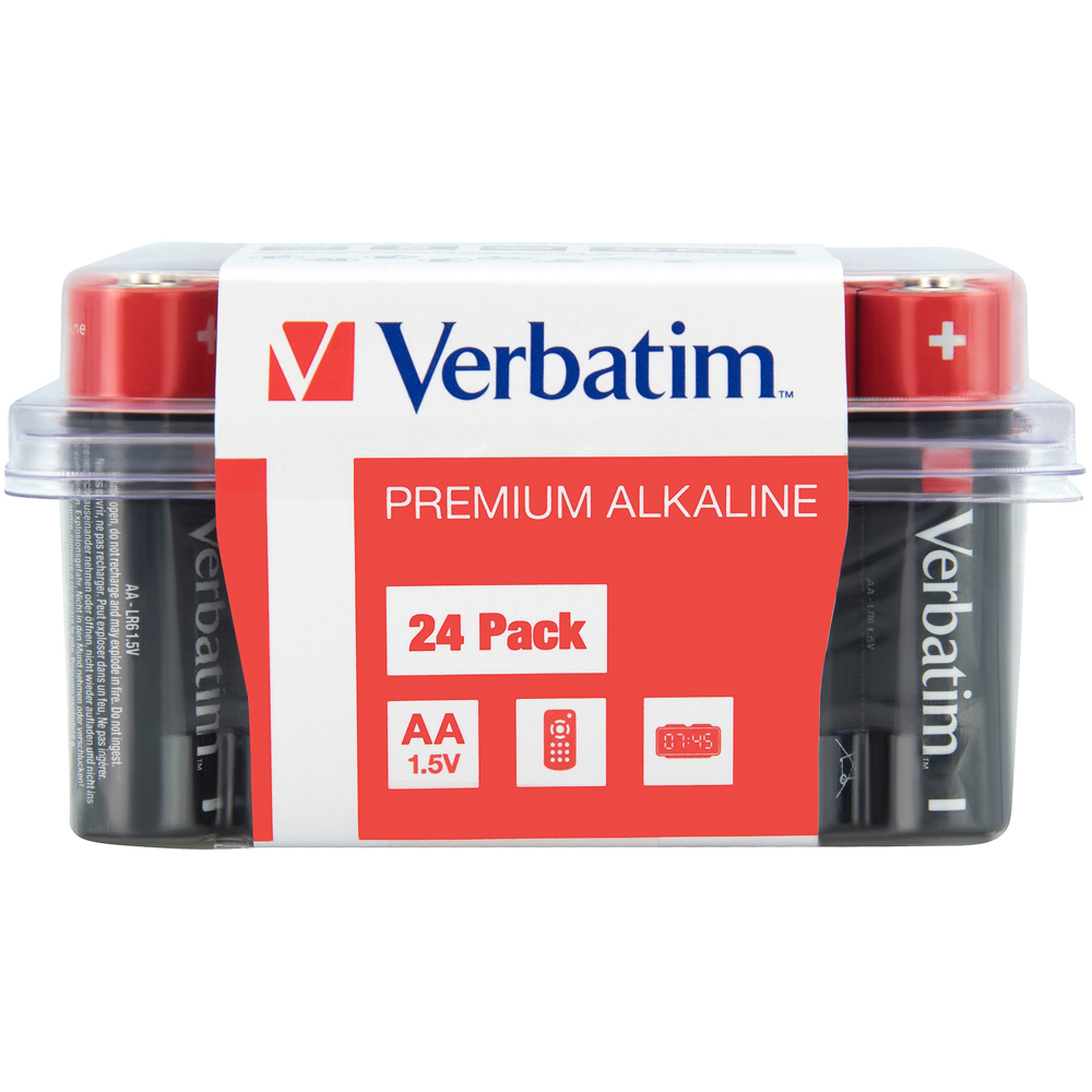 Baterie alcalina VERBATIM 49505, AA, 1.5V, 24buc