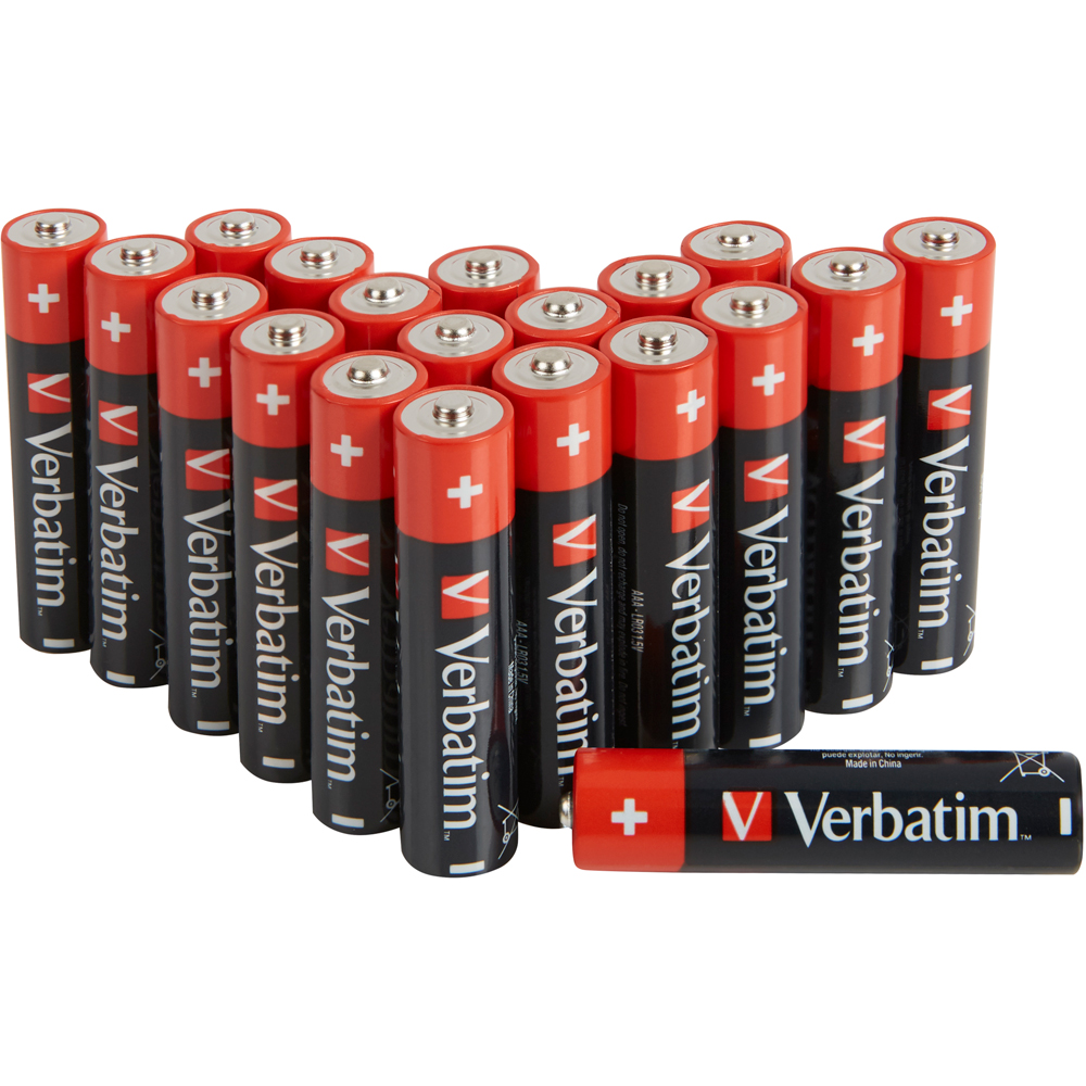 Baterie alcalina VERBATIM 49876, AAA, 1.5V, 20buc