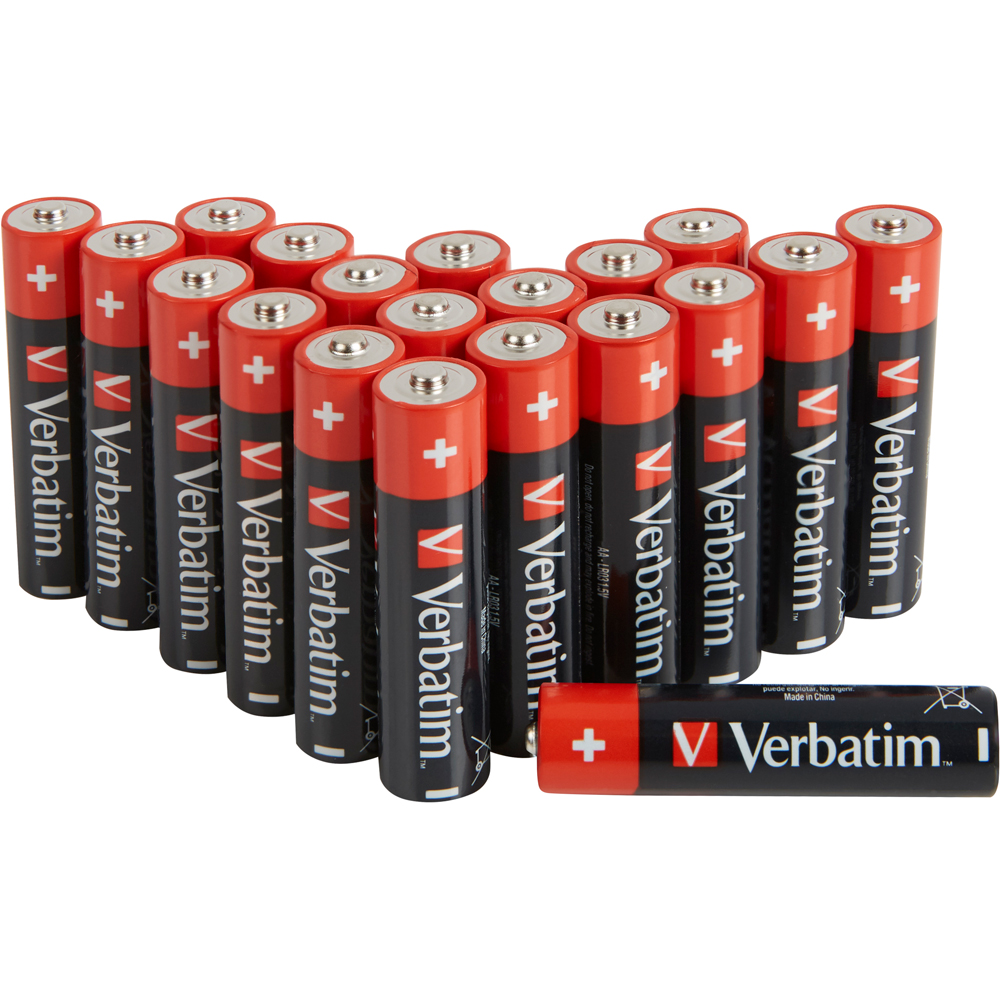 Baterie alcalina VERBATIM 49877, AA, 1.5V, 20buc