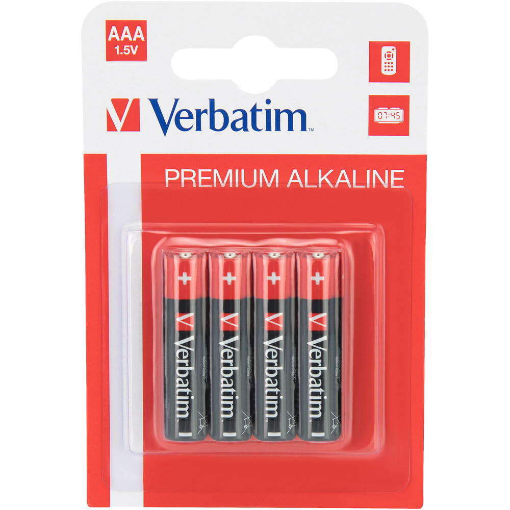 Baterie alcalina VERBATIM 49920, AAA, 1.5V, 4buc