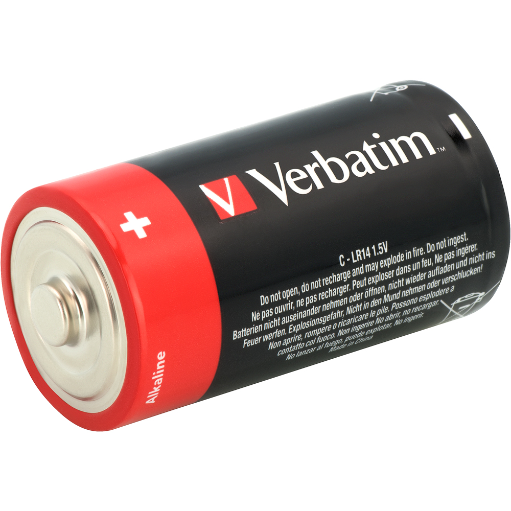 Baterie alcalina VERBATIM 49922, C, 1.5V, 2buc