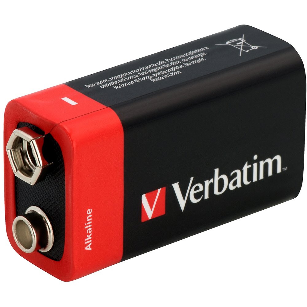 Baterie alcalina VERBATIM 49924, 9V, 9V, 1buc