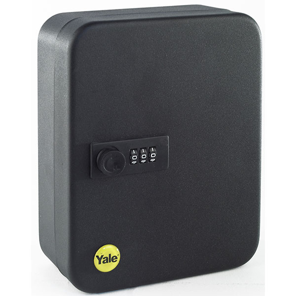 Cutie chei YALE YKB/200/CB2, Inchidere cifru, 200 x 160 x 80 mm, negru
