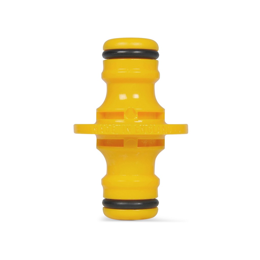 Conector furtun, cu dublu adaptor, plastic, gri  Hozelock