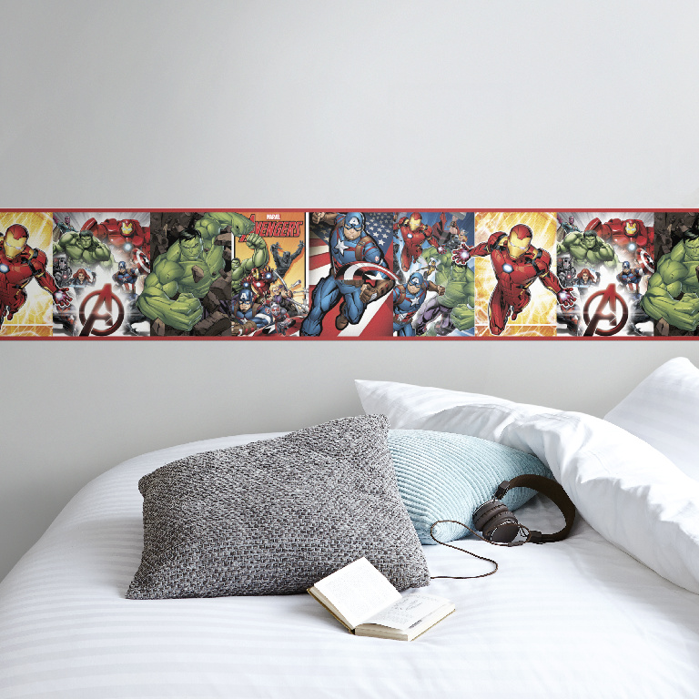 Bordura autoadeziva multicolora Braya, 14.5 cm x 5 m