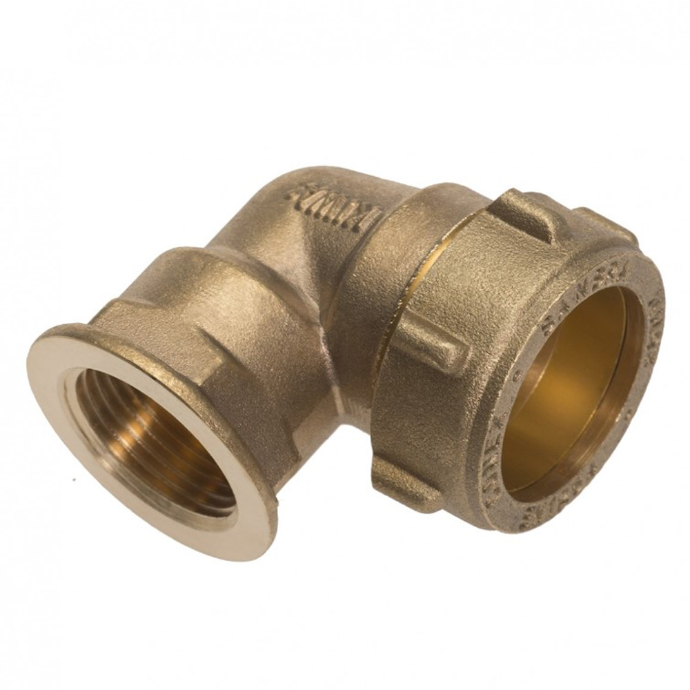 Cot de compresie cu inel, alama, FI, 22 mm x 3/4"