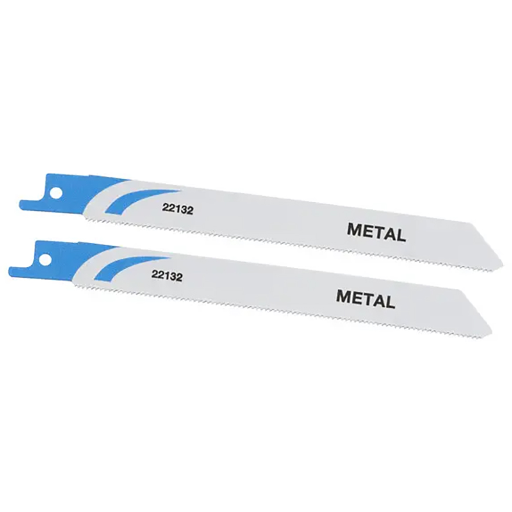 Set 2 lame pentru fierastrau sabie STANLEY, metal subtire, 152 mm, metal