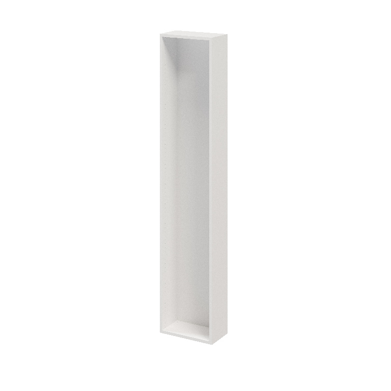 Corp de mobilier GoodHome Atomia, alb, 187.5 x 37.5 x 20 cm