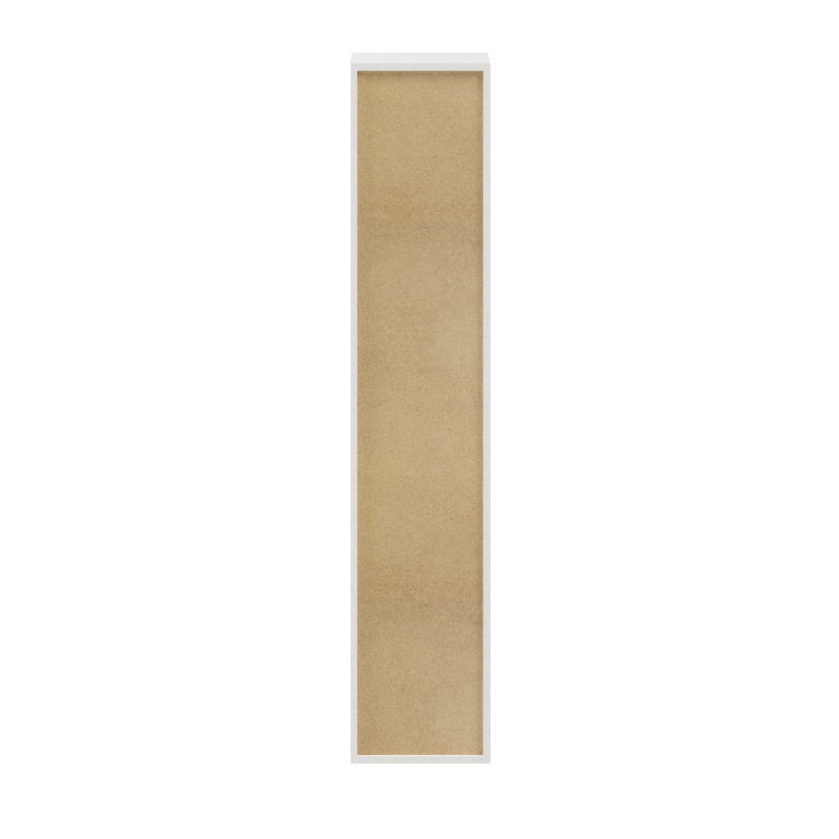 Corp de mobilier GoodHome Atomia, alb, 187.5 x 37.5 x 20 cm