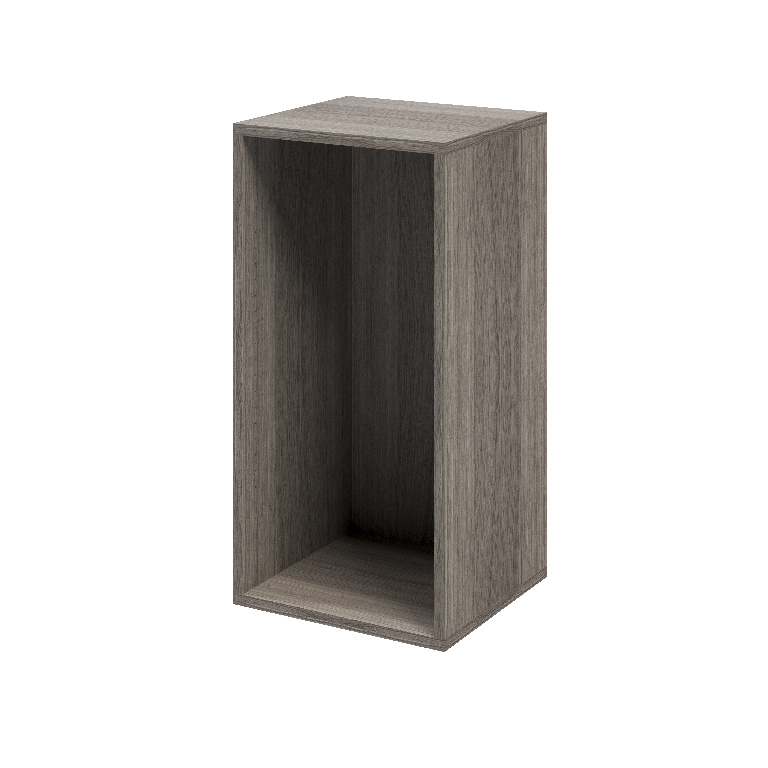Corp de mobilier GoodHome Atomia, gri stejar, 75 x 37.5 x 35 cm