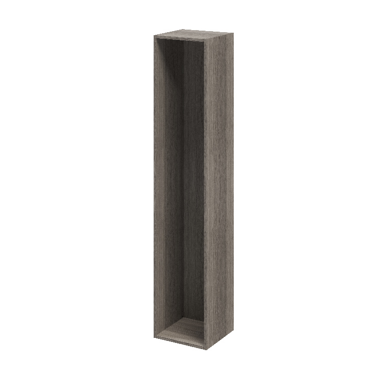 Corp de mobilier GoodHome Atomia, gri stejar, 187.5 x 37.5 x 35 cm
