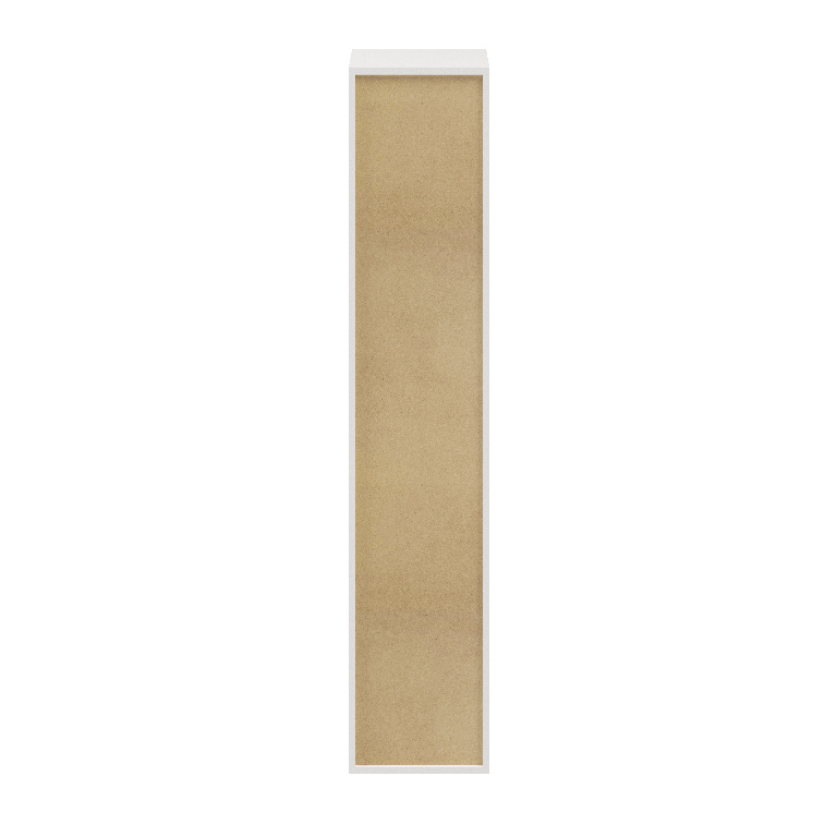 Corp de mobilier GoodHome Atomia, alb, 187.5 x 37.5 x 35 cm