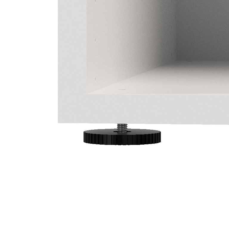 Corp de mobilier modular, D58H112W50, Alb GoodHome Atomia