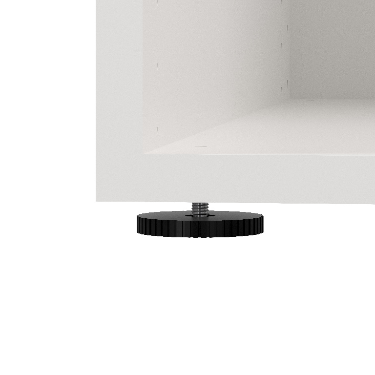Dulap D58H112W100 alb GoodHome Atomia