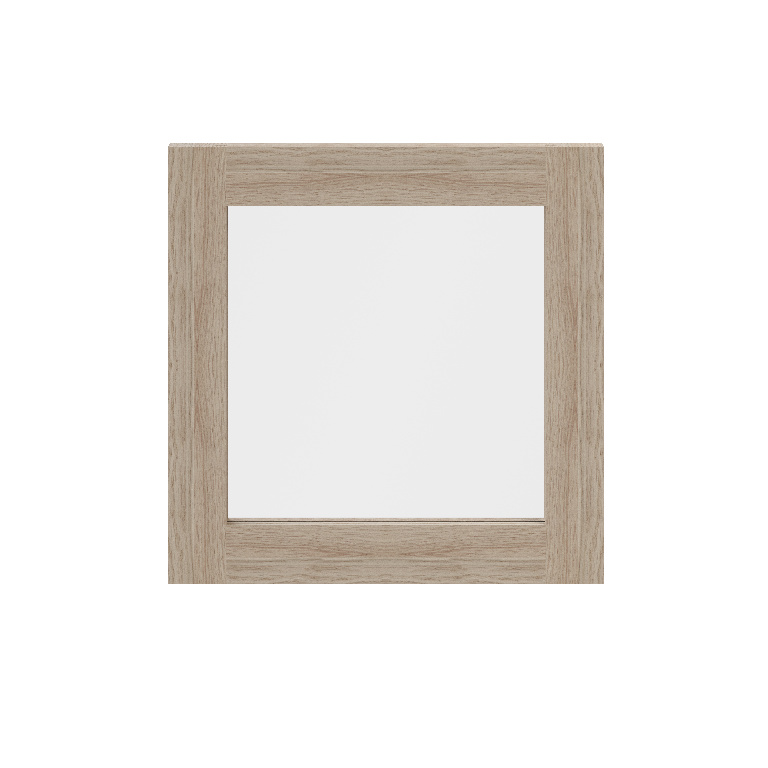 Usa dresing transparenta, sticla, stejar, 37 x 37 cm  GoodHome Atomia