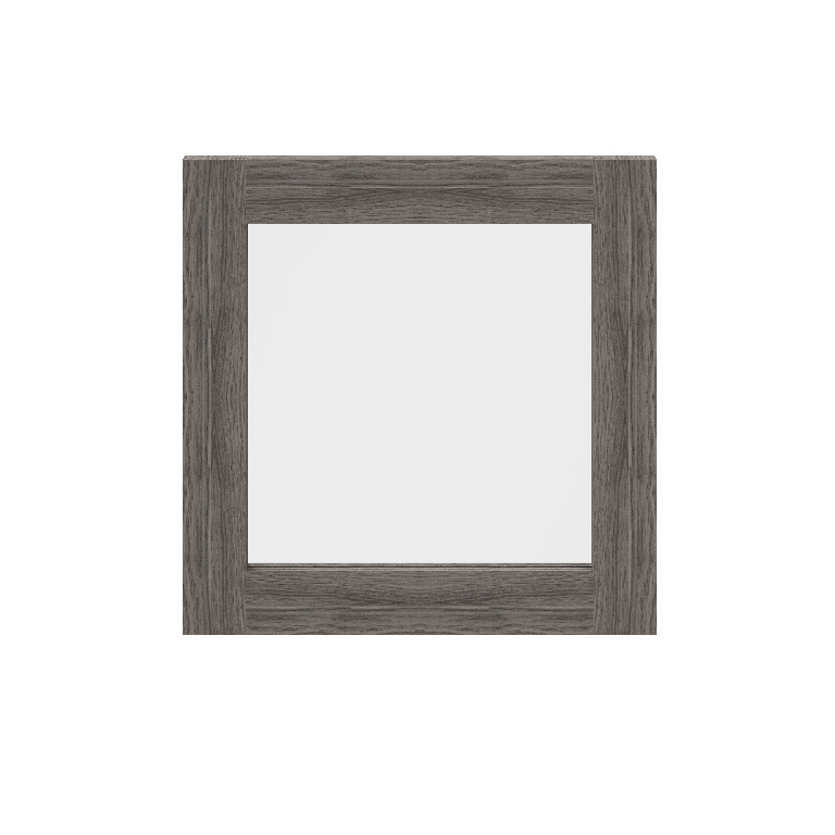 Usa dresing transparenta, sticla, gri, 37 x 37 cm GoodHome Atomia