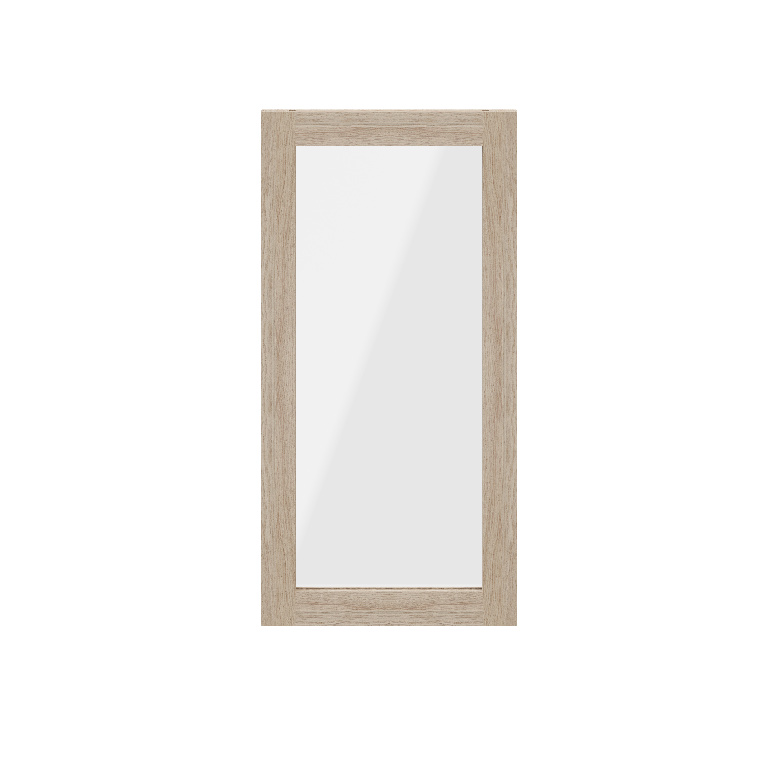 Usa dresing transparenta, sticla, stejar, 37 x 75 cm GoodHome Atomia