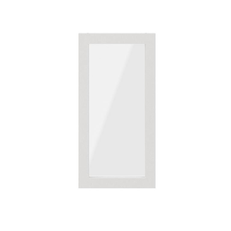 Usa dresing transparenta, sticla, alb, 37 x 75 cm GoodHome Atomia