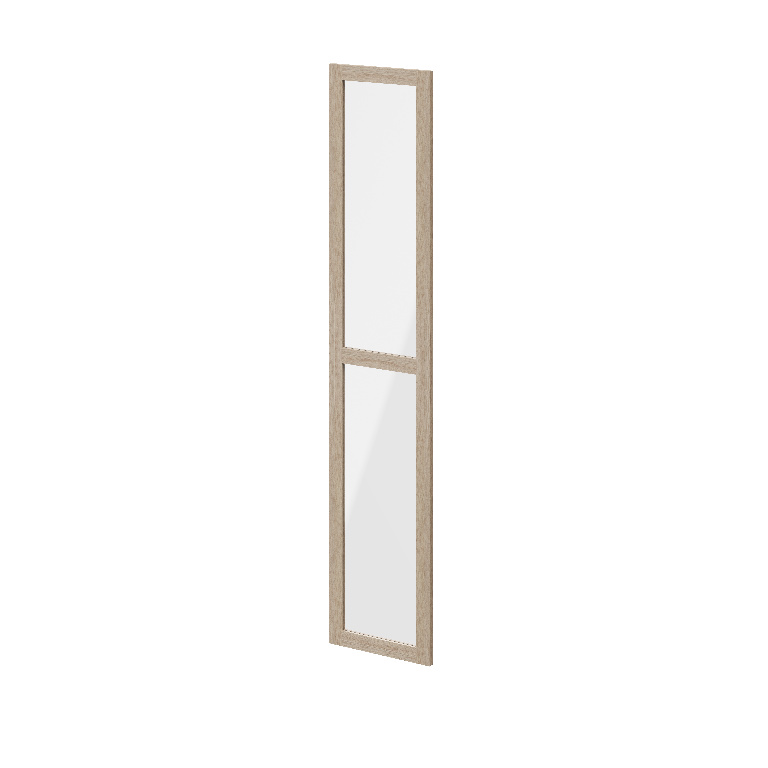 Usa dresing transparenta, sticla, stejar, 37 x 187 cm  GoodHome Atomia