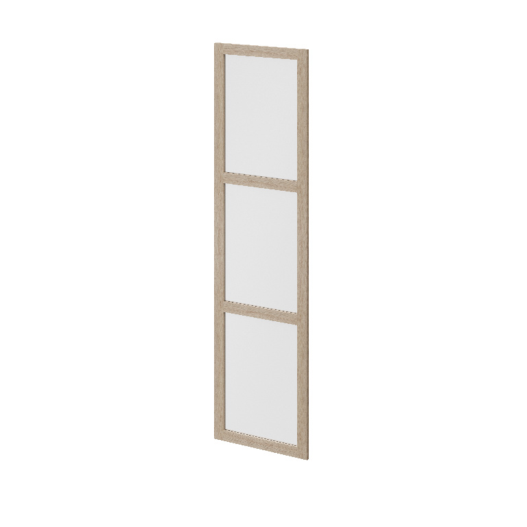 Usa dressing, sticla, stejar, W50Xh187  GoodHome Atomia