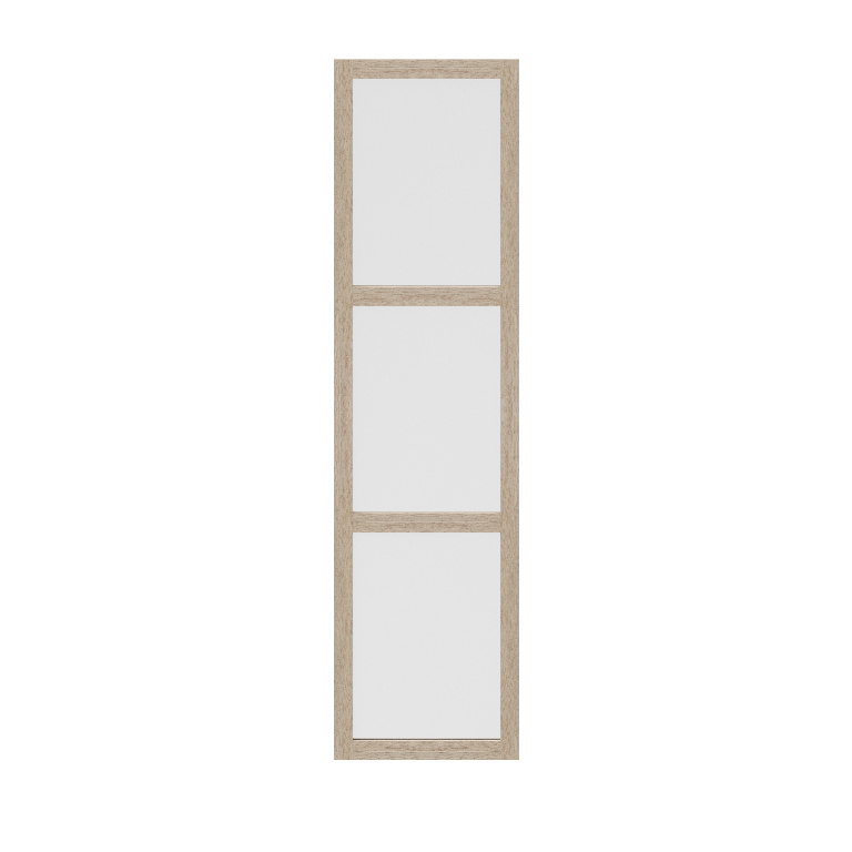 Usa dressing, sticla, stejar, W50Xh187  GoodHome Atomia