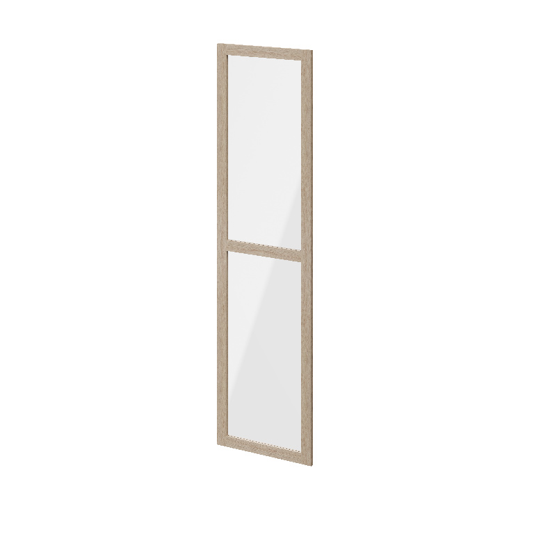 Usa dresing transparenta, sticla, stejar, 50 x 187 cm  GoodHome Atomia