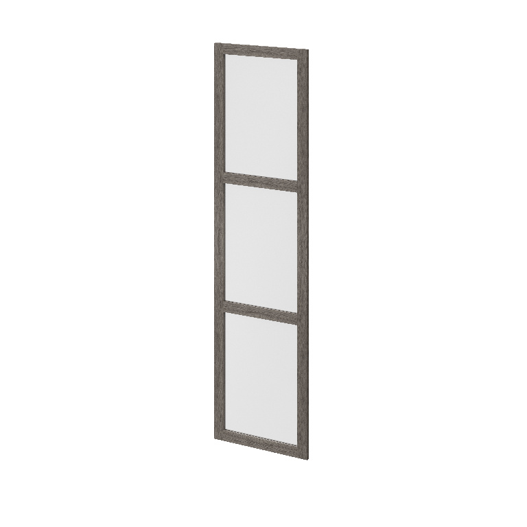 Usa dressing, sticla, W50Xh187 gri stejar GoodHome Atomia