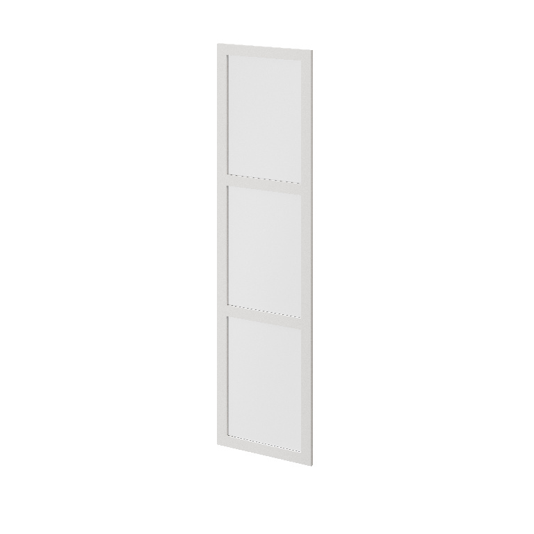 Usa dressing, sticla opaca, alb, W50Xh187 cm GoodHome Atomia