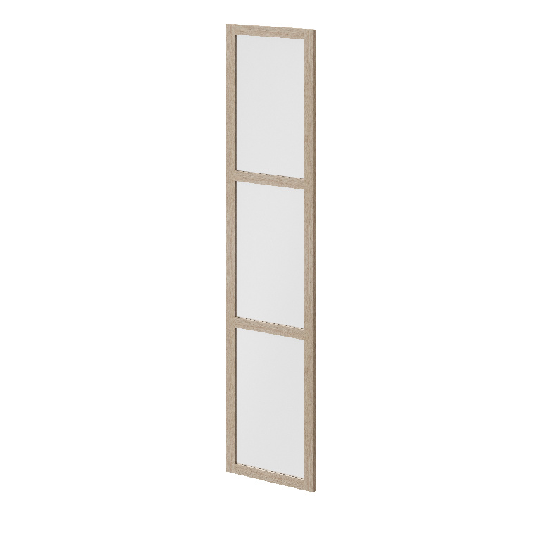 Usa dressing, sticla, stejar, W50Xh225  GoodHome Atomia