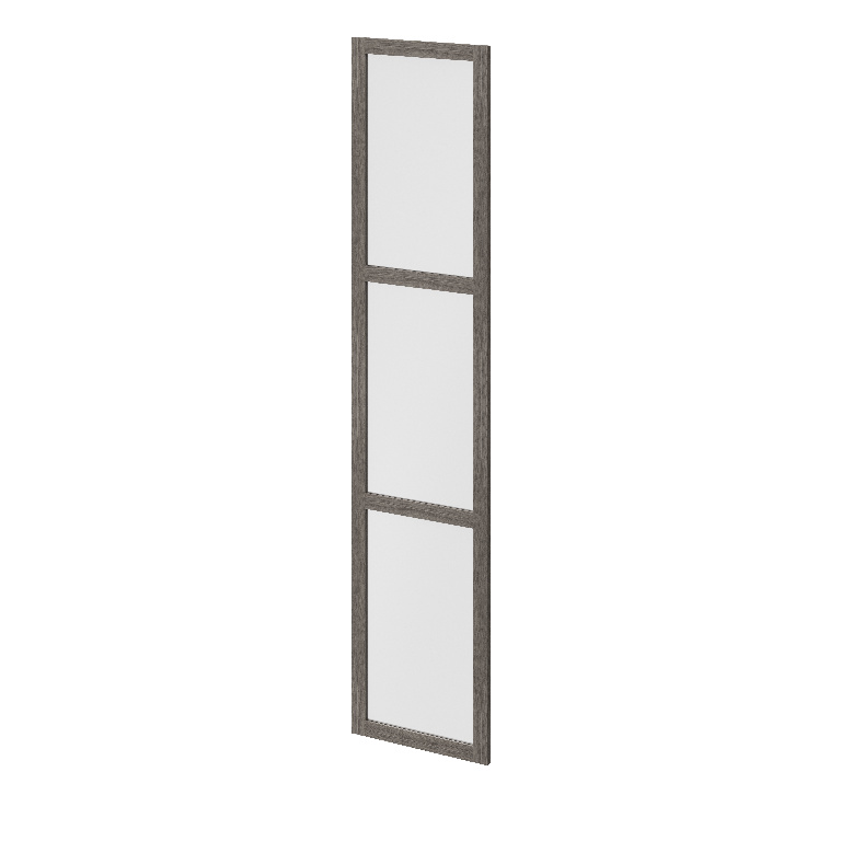 Usa dressing, sticla, W50Xh225 gri stejar GoodHome Atomia