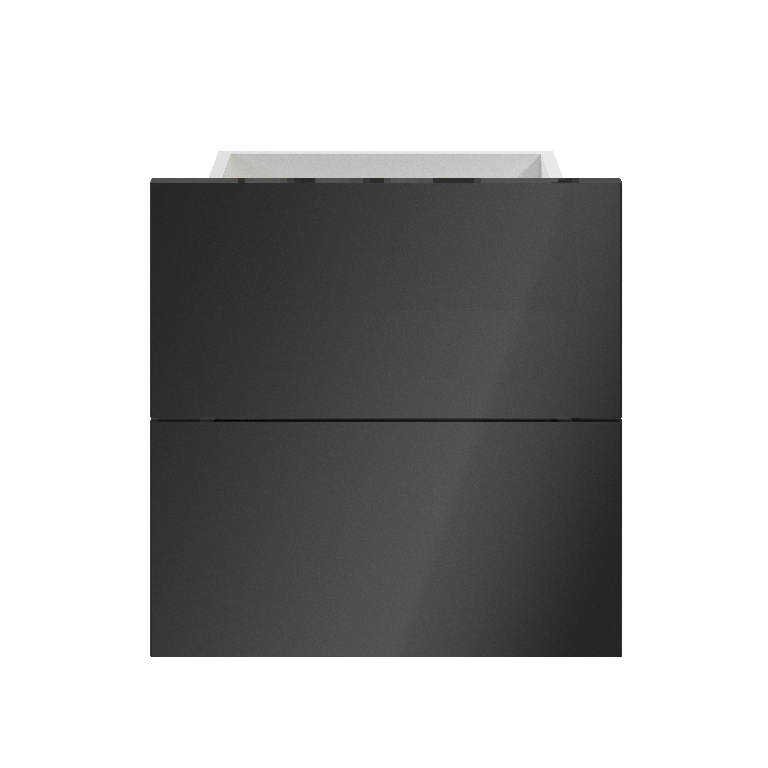 Sertar exterior, 35 x 37 cm, antracit, set 2 bucati GoodHome Atomia