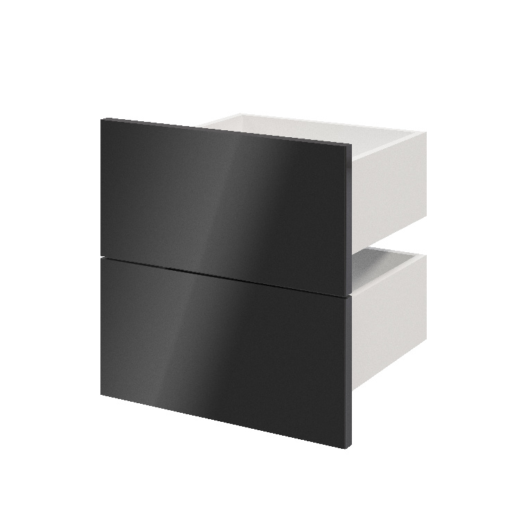 Sertar exterior, 35 x 37 cm, antracit, set 2 bucati GoodHome Atomia