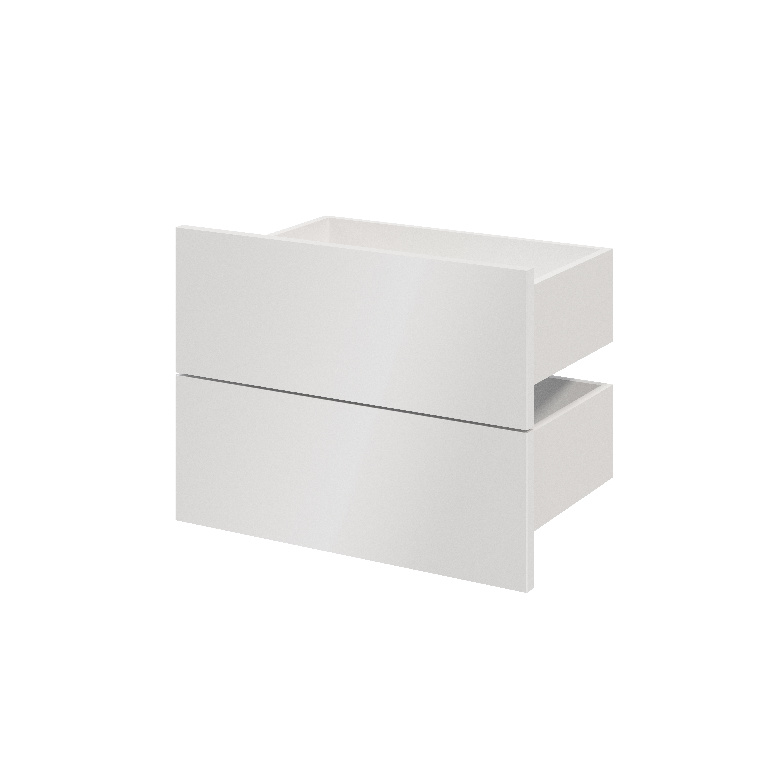 Sertar exterior, 35 x 50 cm, Alb set 2 bucati GoodHome Atomia