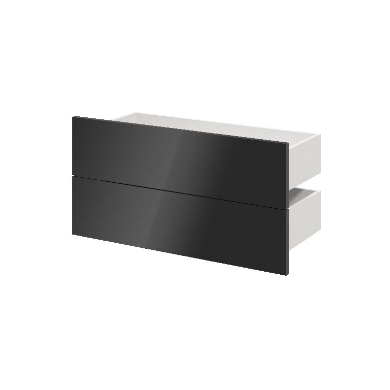 Sertar exterior, 35 x 75 cm, antracit, set 2 bucati GoodHome Atomia