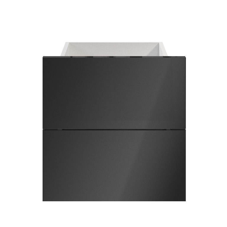 Sertar exterior, 45 x 37 cm, antracit, set 2 bucati  GoodHome Atomia