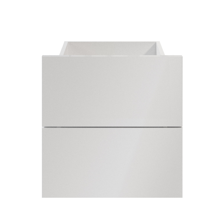 Sertar exterior, 45 x 37 cm, Alb set 2 bucati  GoodHome Atomia